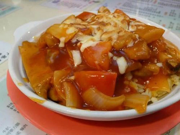 圖片 焗鮮茄豬排飯
