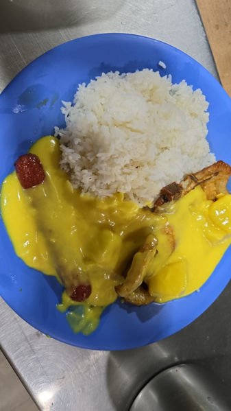 圖片 咖喱豬排腸仔飯